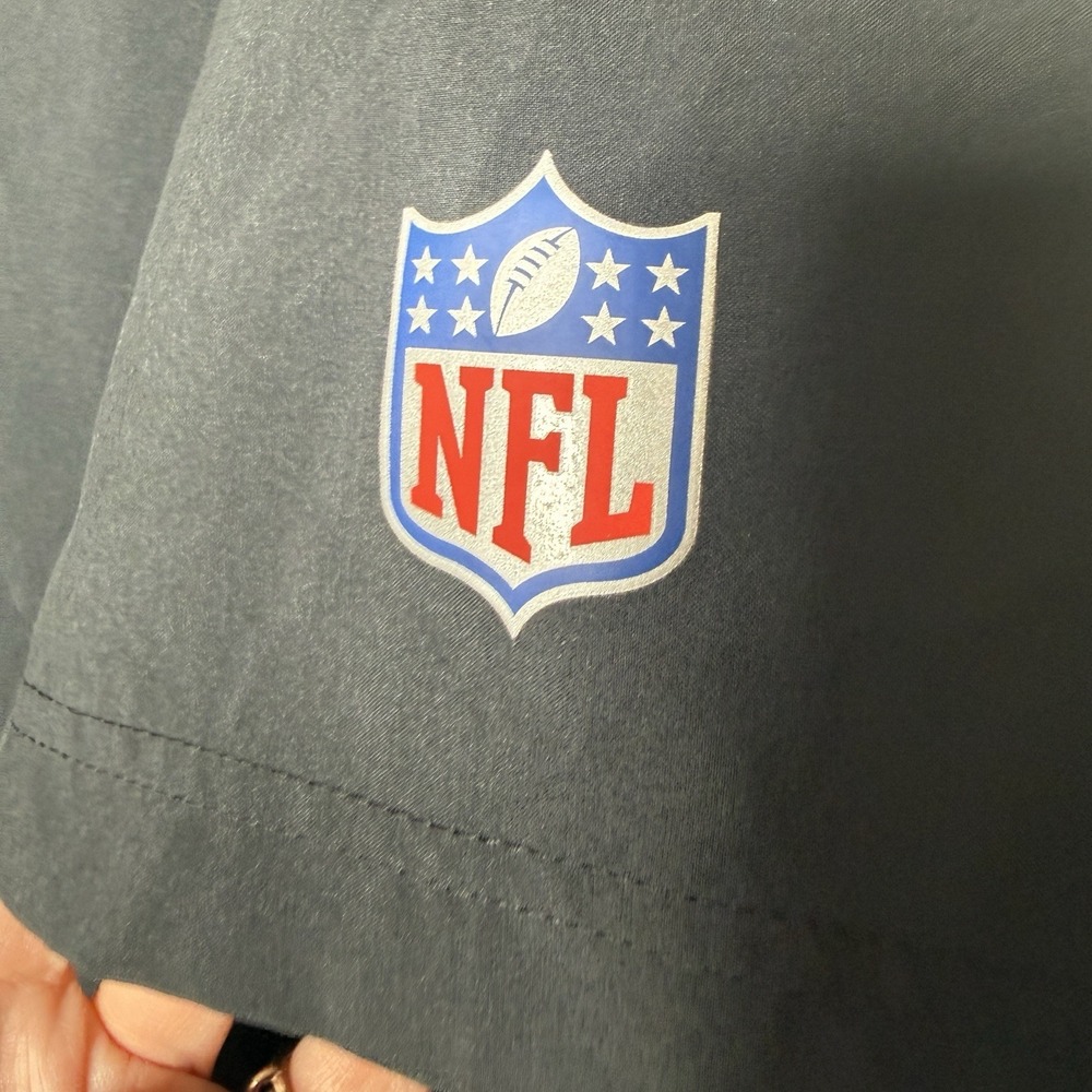 NFL Nike San Francisco 49rs Men's 2XL 1/4 Snap Black Red Pullover S/S Shirt - Picture 6 of 9